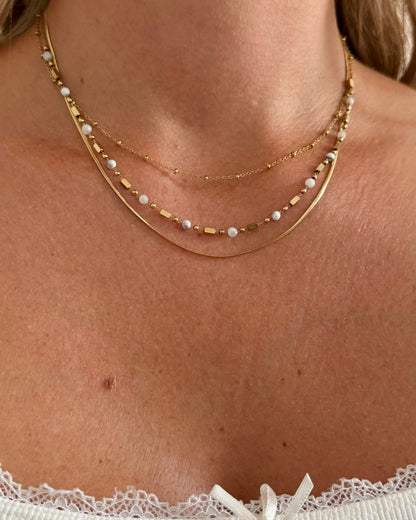 Collier Azélia Blanc