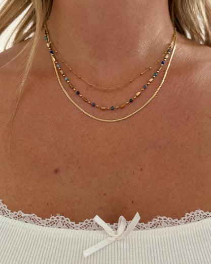 Collier Azélia Bleu