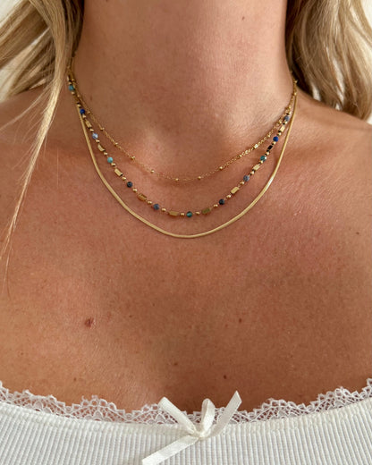 Collier Azélia Bleu