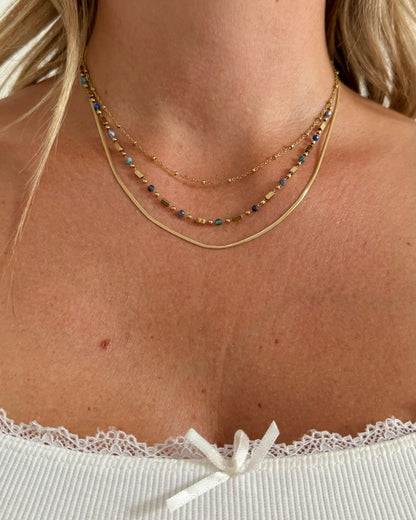 Collier Azélia Bleu