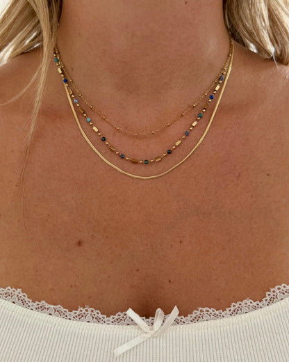 Collier Azélia Bleu