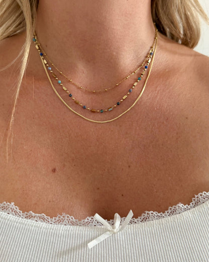Collier Azélia Bleu