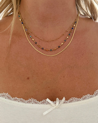 Collier Azélia Bleu
