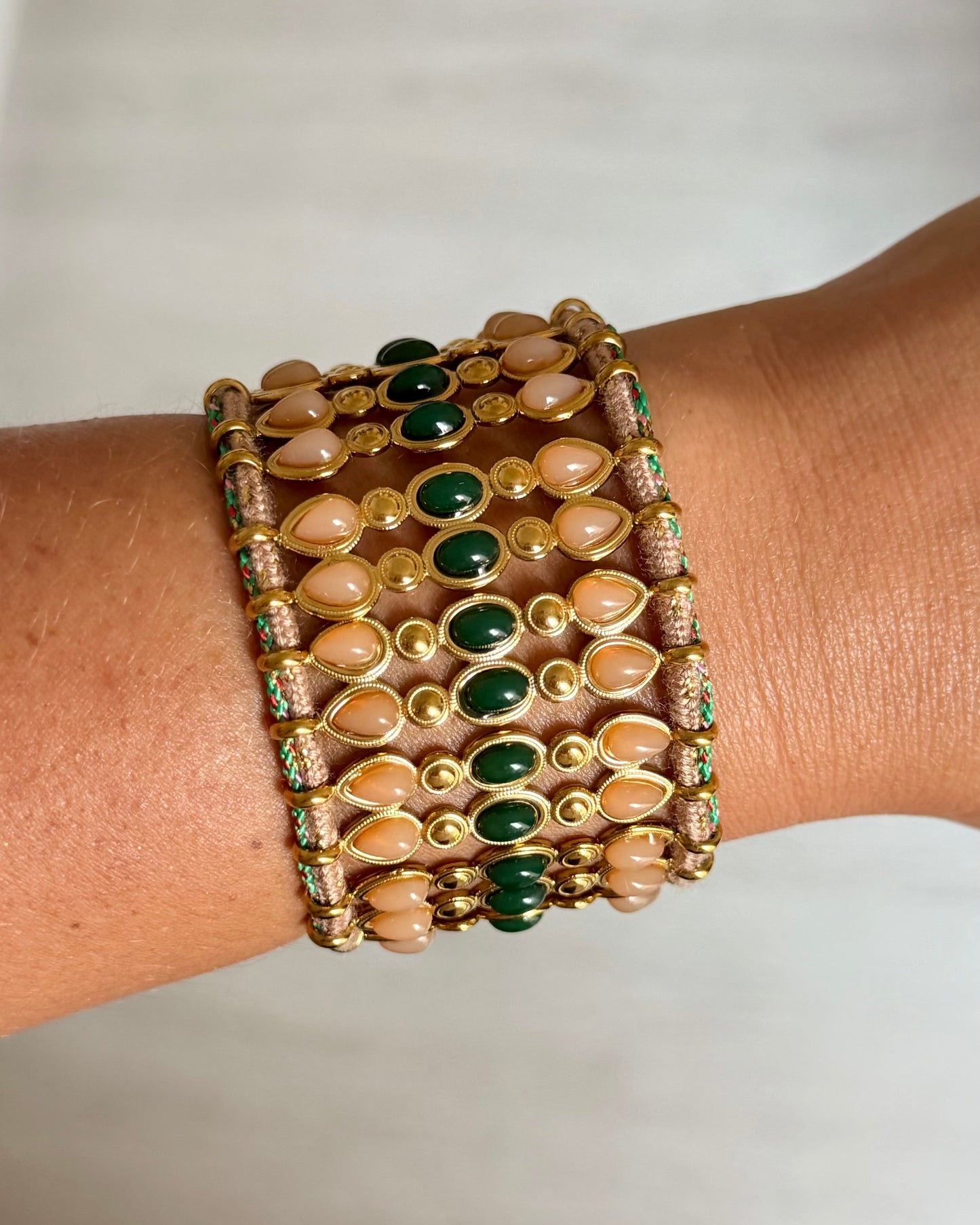 Bracelet Sultane Vert