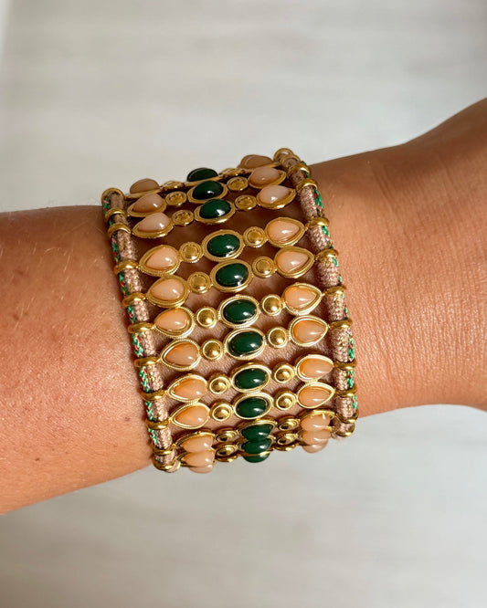 Bracelet Sultane Vert