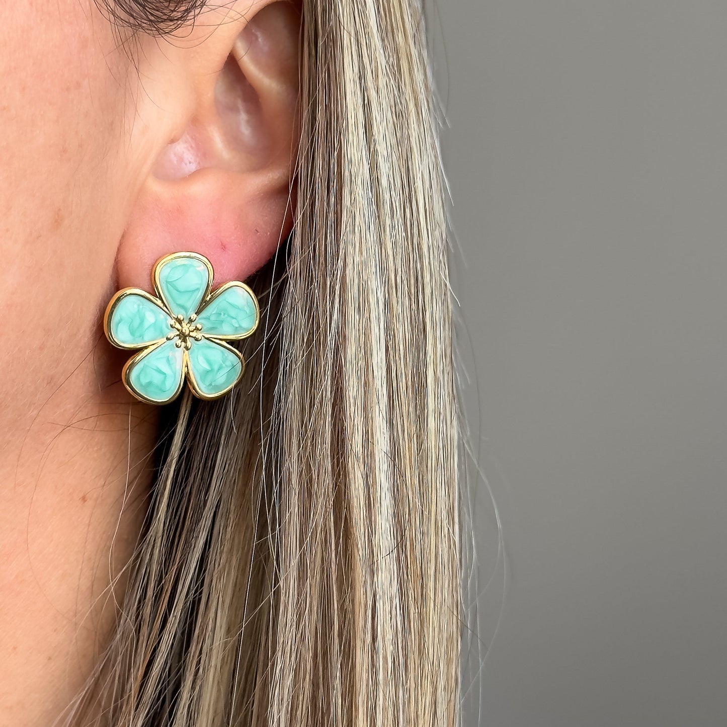 Boucles d'oreilles Janna Bleu