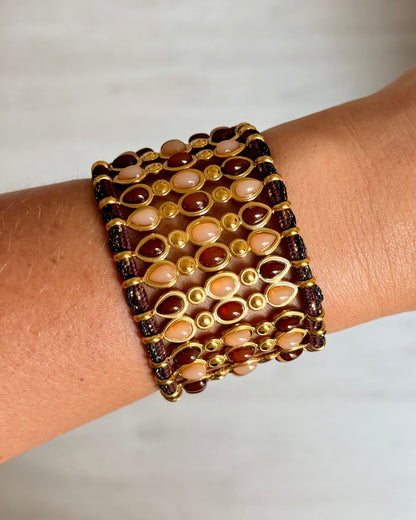 Bracelet Sultane Marron