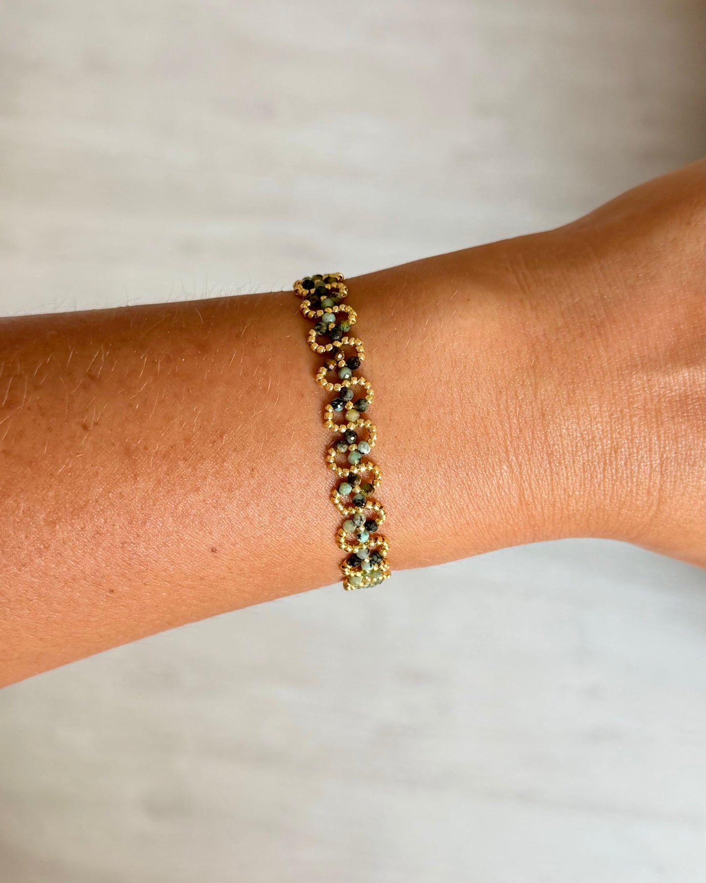 Bracelet Isadora Vert de Gris