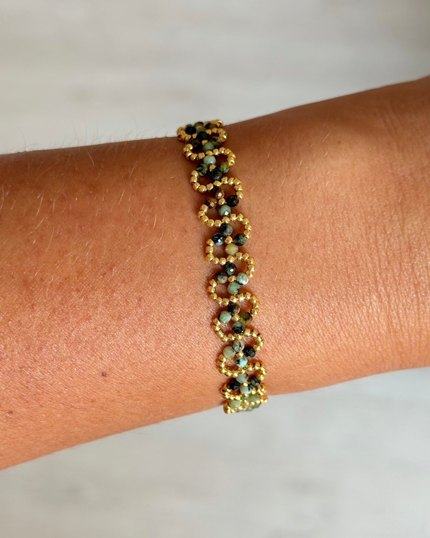 Bracelet Isadora Vert de Gris