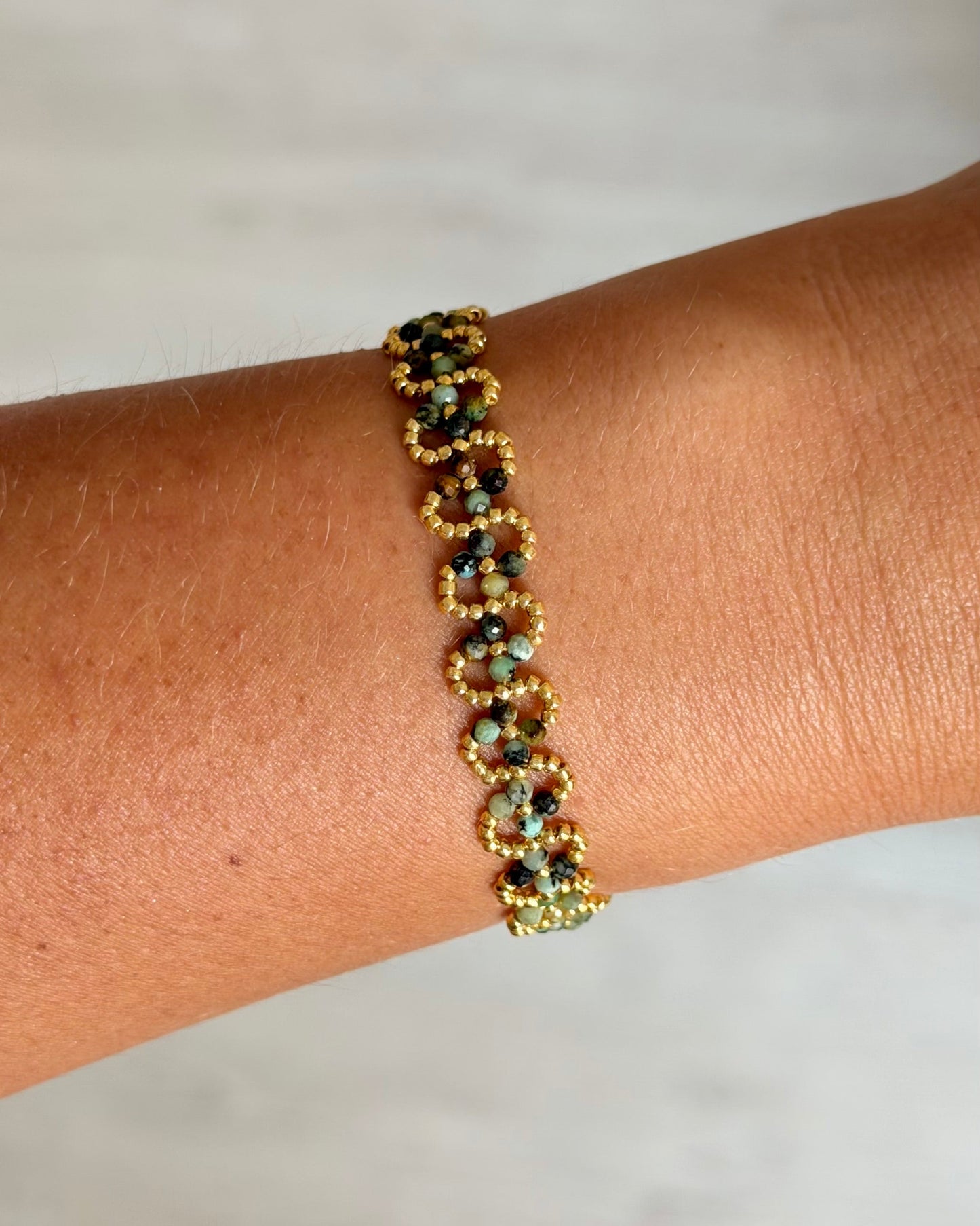 Bracelet Isadora Vert de Gris