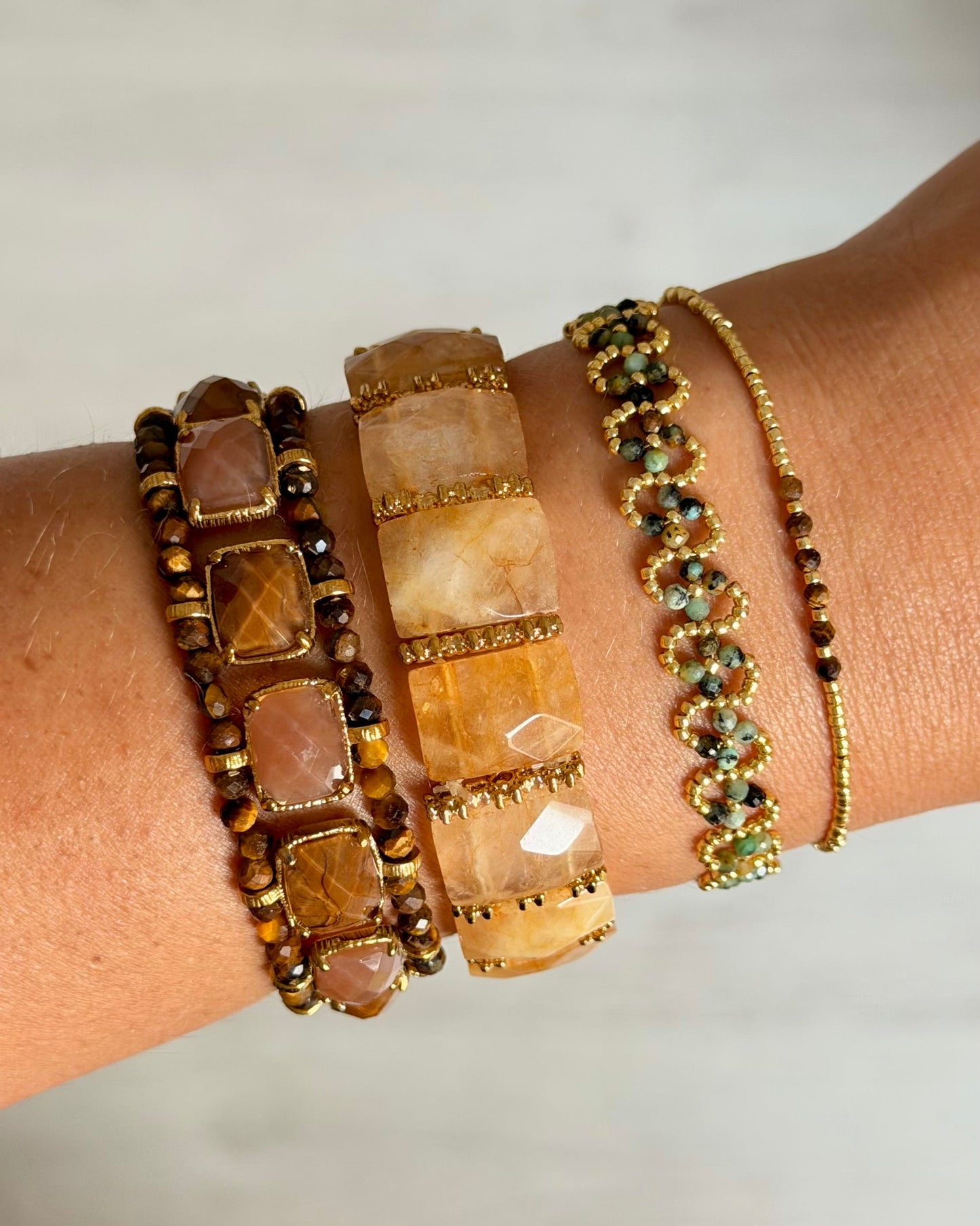 Bracelet Cybèle Marron
