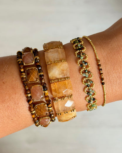 Bracelet Cybèle Marron