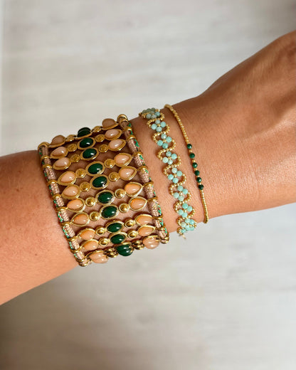 Bracelet Sultane Vert