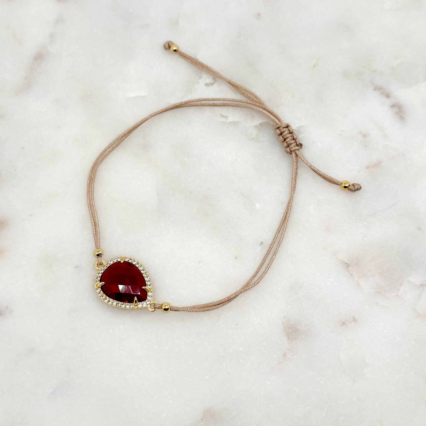 Bracelet Linaé Bordeaux