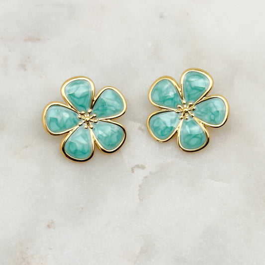 Boucles d'oreilles Janna Bleu