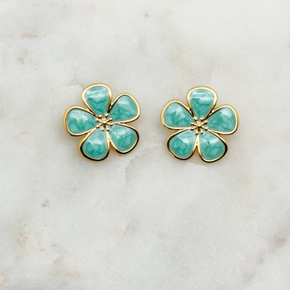 Boucles d'oreilles Janna Bleu