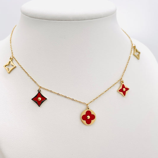 Collier Ilona rouge