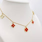 Collier Ilona rouge