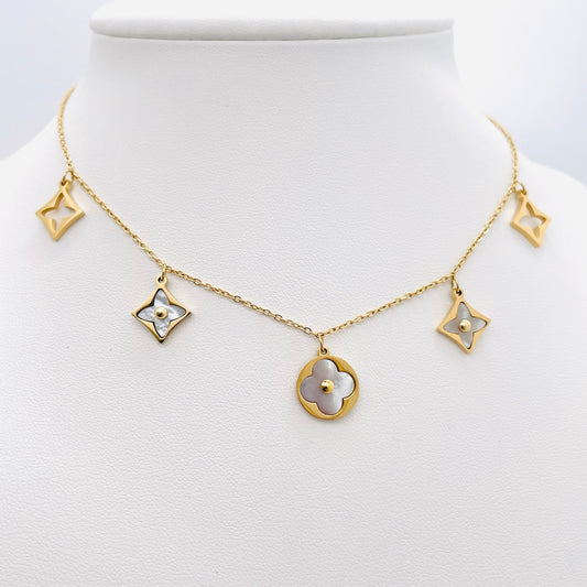 Collier Ilona blanc