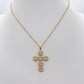 Collier croix Salomé doré