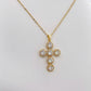 Collier croix Salomé doré