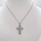 Collier croix Salomé argenté