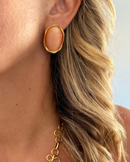 Boucles d'oreilles Zélie Orange