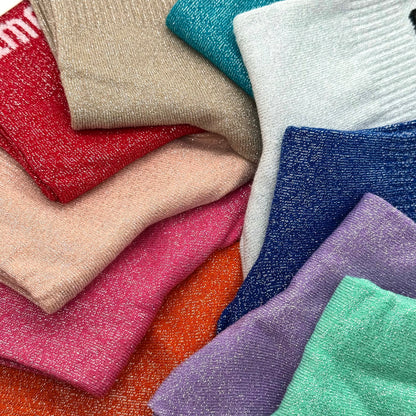 Chaussettes à Paillettes à Message " Amour "
