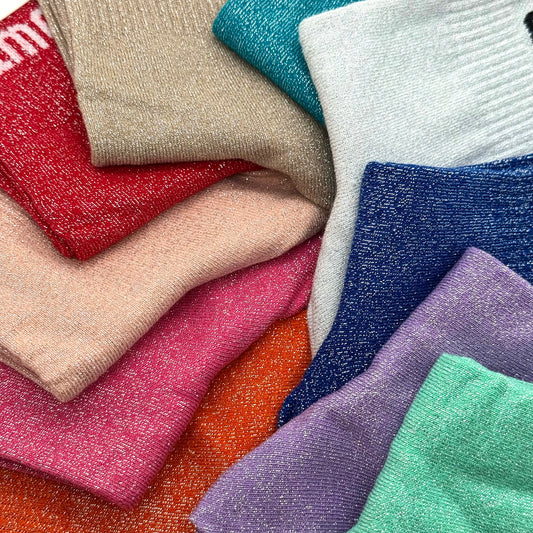 Chaussettes à Paillettes à Message " Amour "