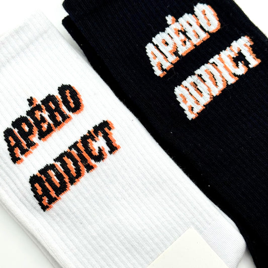 Chaussettes HOMME à Message “ Apéro addict ”