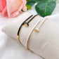 Bracelet jonc Clou bicolore