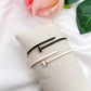 Bracelet jonc Clou bicolore