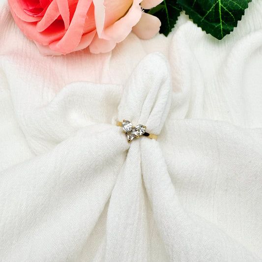 Bague Coeur strass