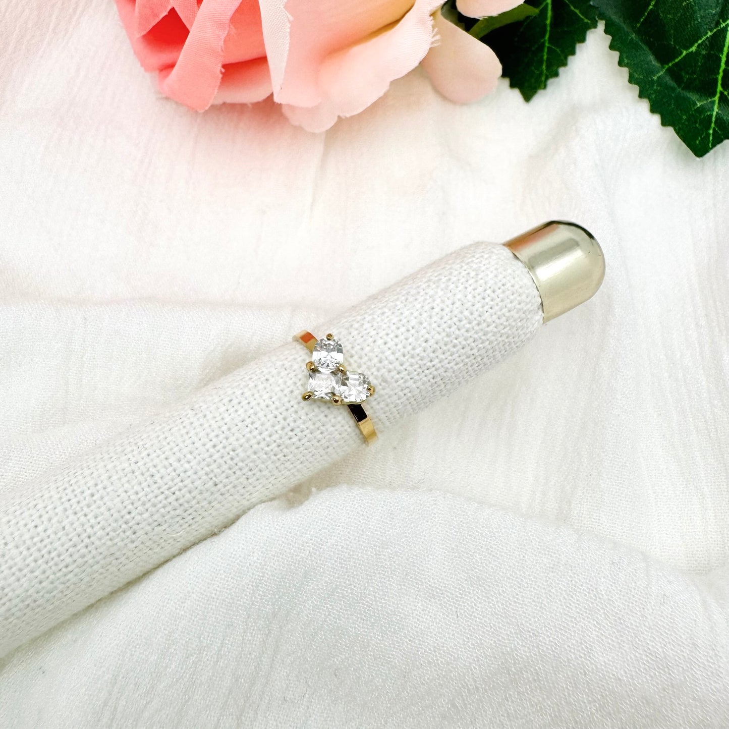 Bague Coeur strass