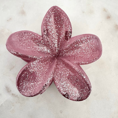 Pince à cheveux Fleur Paillettes