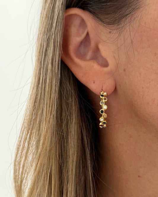 Boucles d'oreilles Moka