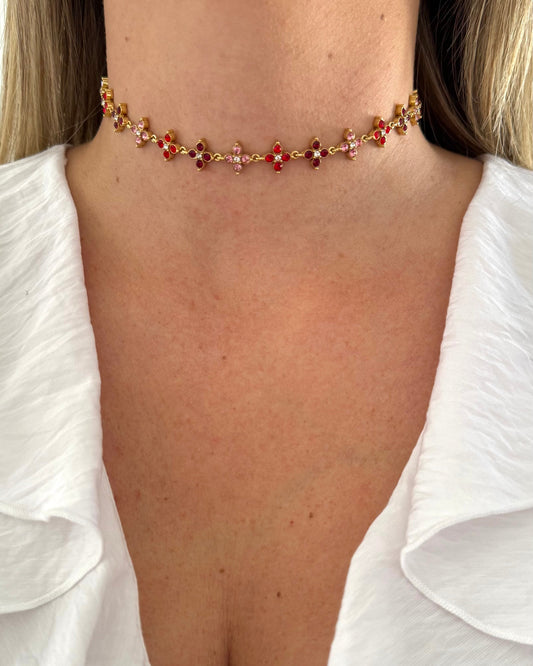 Collier Princesse rouge