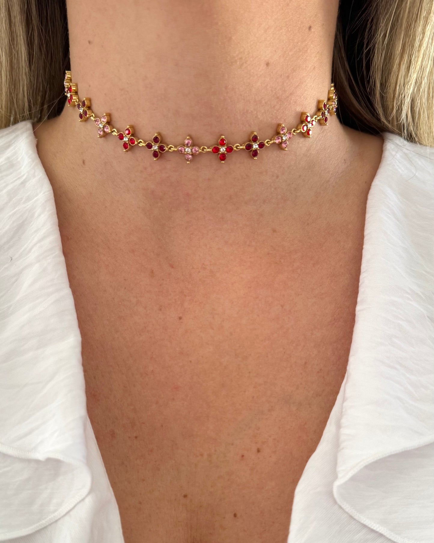 Collier Princesse rouge