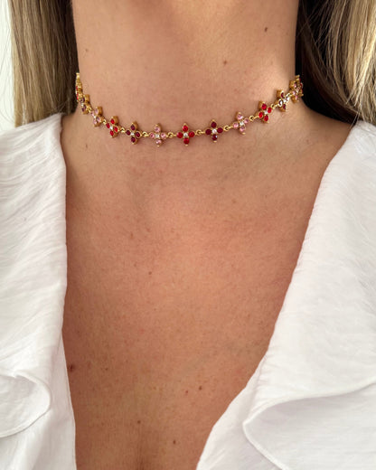 Collier Princesse rouge