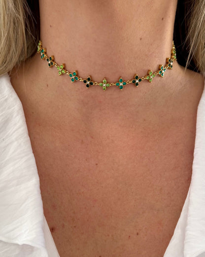 Collier Princesse vert