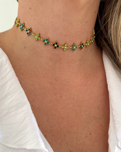 Collier Princesse vert