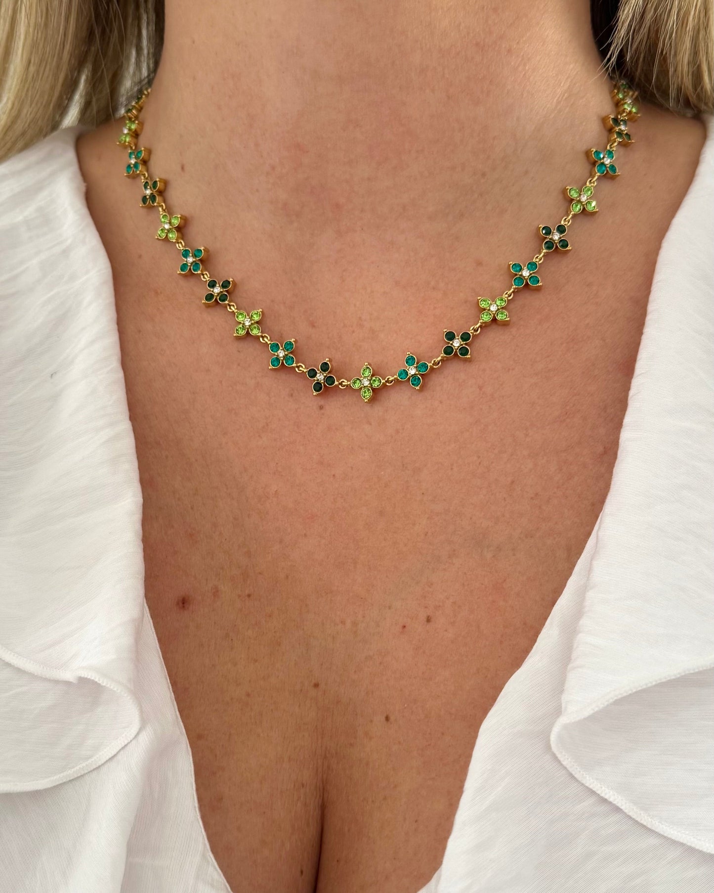 Collier Princesse vert