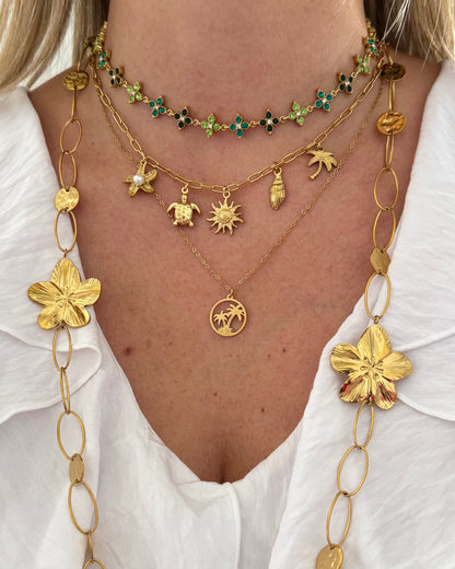 Collier Princesse vert
