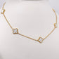 Collier Trèfle blanc