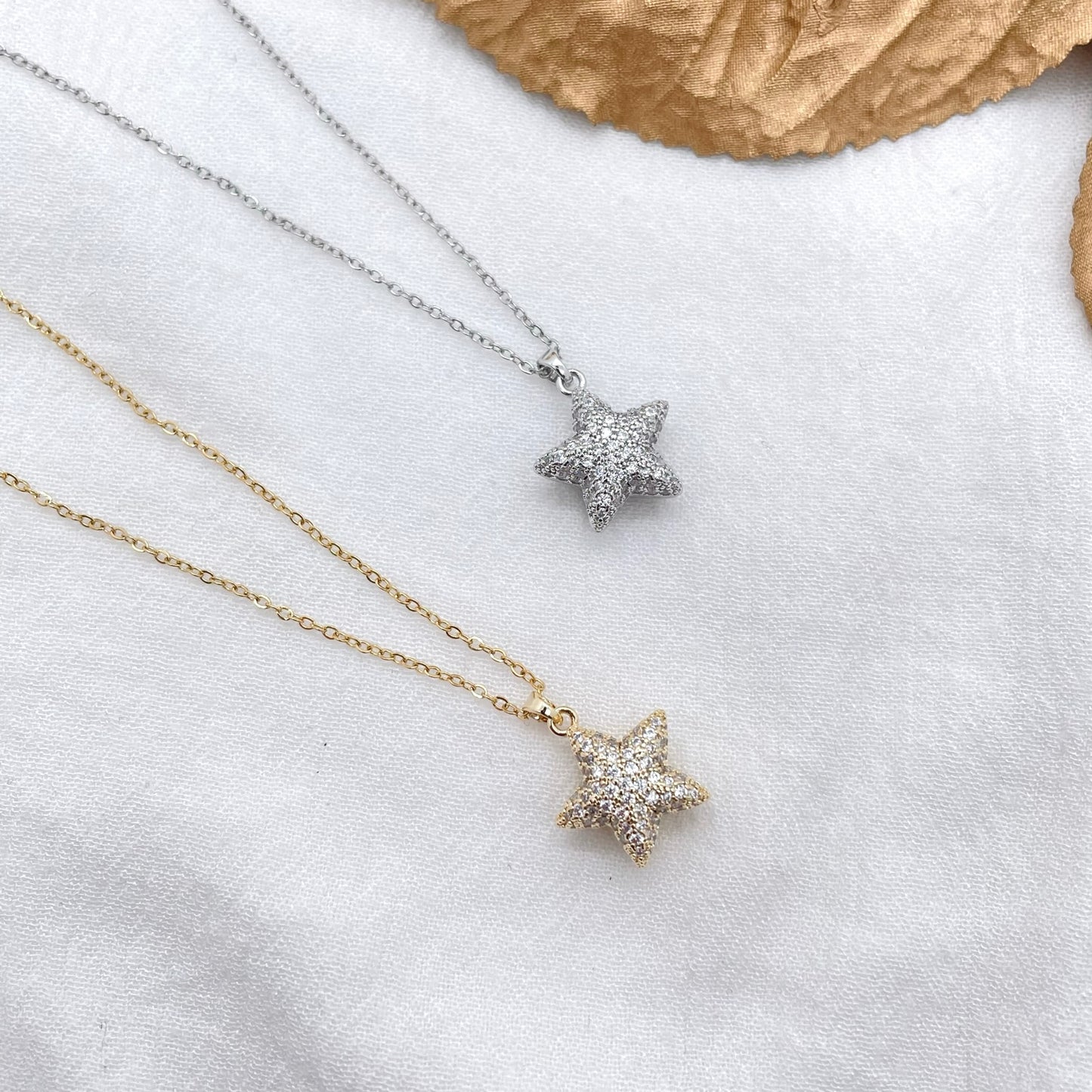 Collier Étoile strass