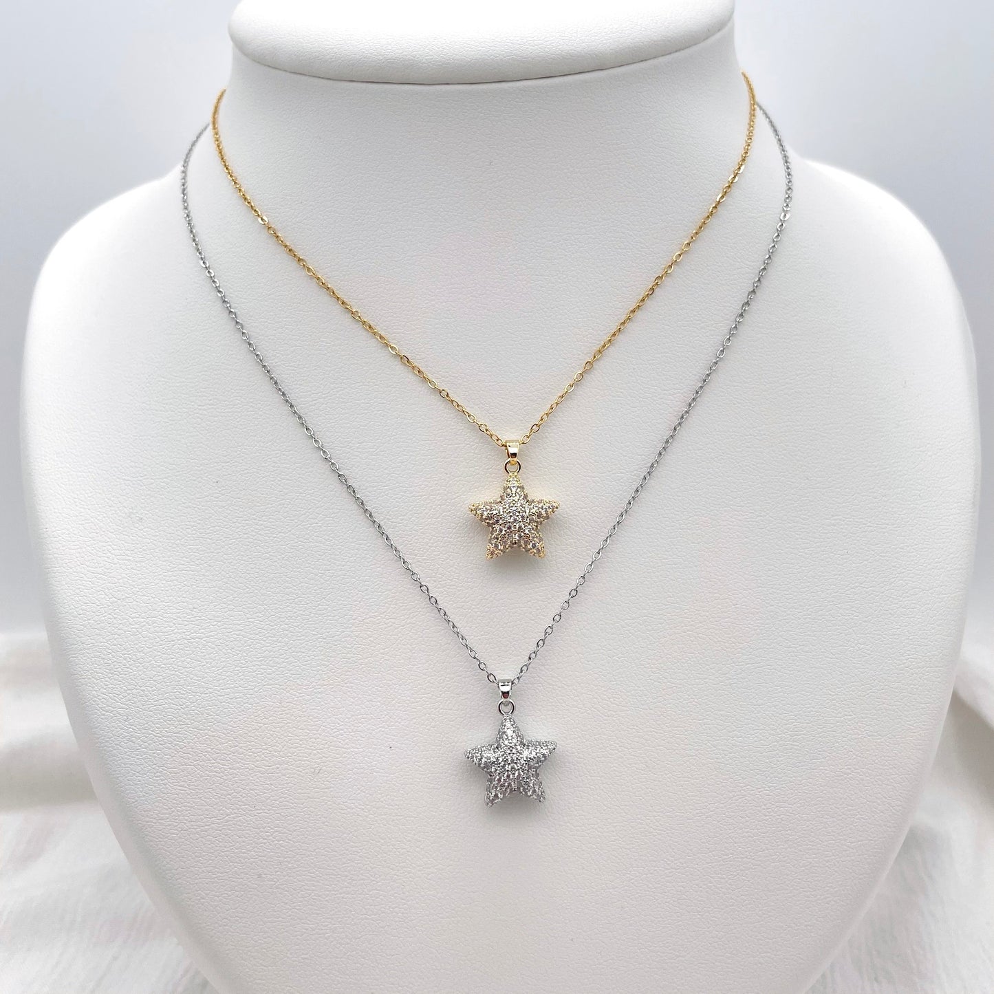 Collier Étoile strass