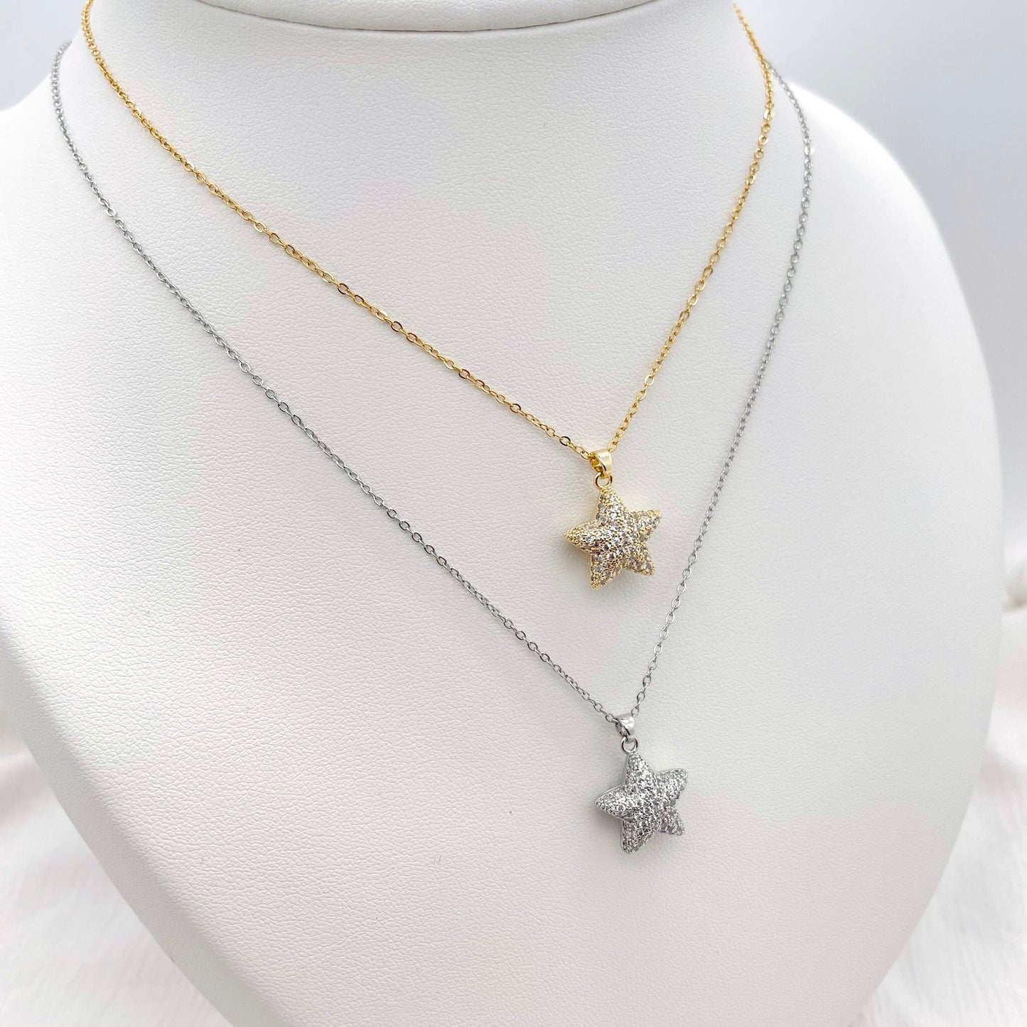 Collier Étoile strass
