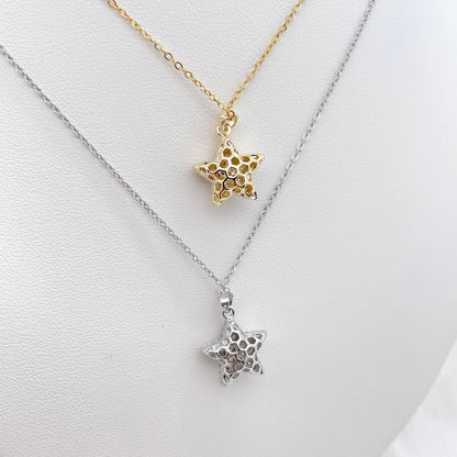 Collier Étoile strass