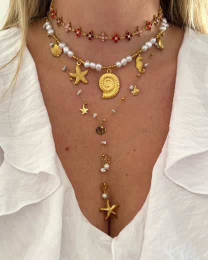 Collier Princesse rouge