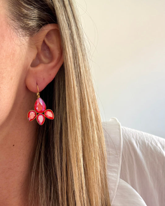 Boucles d'oreilles Coral